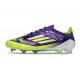 Scarpa Calcio Adidas F50 Elite Fg Uomo Viola Rush Limone Lucido