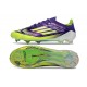 Scarpa Calcio Adidas F50 Elite Fg Uomo Viola Rush Limone Lucido