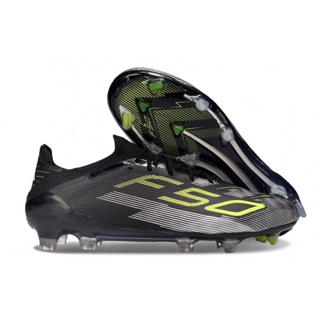 Scarpa Calcio Adidas F50 Elite Fg Uomo Nero Giallo