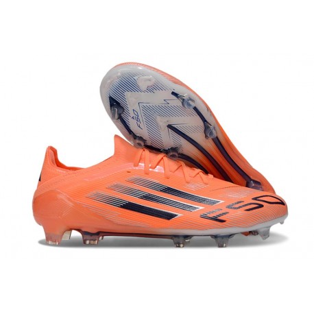 Scarpa Calcio Adidas F50 Elite Fg Uomo Arancione Nero