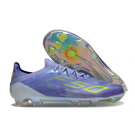 Scarpa Adidas F50 Elite Fg Uomo Viola Tone Limone Lucido Viola Rush