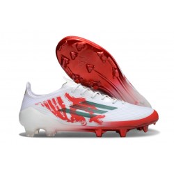 Scarpa Calcio Adidas F50 Elite Fg Uomo Bianco Rosso Verde