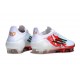 Scarpa Calcio Adidas F50 Elite Fg Uomo Bianco Rosso Verde