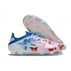 Scarpa Calcio Adidas F50 Elite Fg Uomo Bianco Rosa Rosso Blu