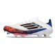 Adidas F50 Elite Senza Lacci X Son Fg Bianco Nero Rosso Acceso