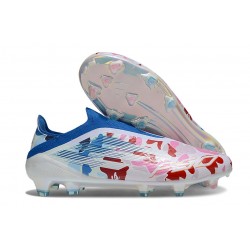 adidas F50 Elite Laceless FG Scarpe Bianco Rosso Blu