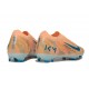 Nike Zoom Mercurial Vapor 16 Elite FG Kylian Mbappe Arancione Blu