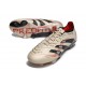 adidas Predator 2025 Elite FG Platin Met Nero Aurora Rosso