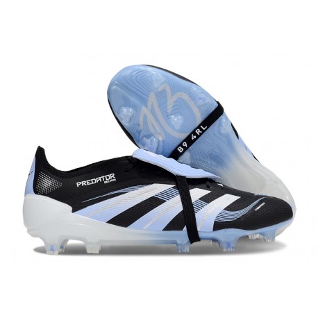 adidas Predator Elite Tongue FG Nero Bianco Blu