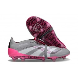 adidas Predator Elite Tongue FG Grigio Rosa Bianco