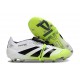 adidas Predator Elite Tongue FG Ftwr Bianco Nero Core Limone Lucido