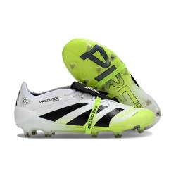 adidas Predator Elite Tongue FG Ftwr Bianco Nero Core Limone Lucido