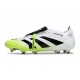 adidas Predator Elite Tongue FG Ftwr Bianco Nero Core Limone Lucido
