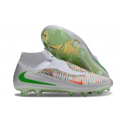 Scarpe Nike Phantom 6 Elite High Cut FG Bianco Verde Arancio