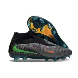 Scarpe Nike Phantom 6 Elite High Cut FG Nero Verde