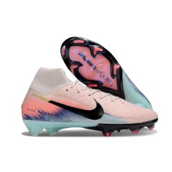 Nike Air Zoom Mercurial Superfly 10 Elite FG Rosa Blu Nero