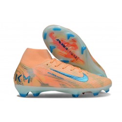 Nike Air Zoom Mercurial Superfly 10 Elite FG KM Arancio Blu
