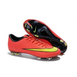 Scarpa da Calcio Nike Mercurial Vapor X FG Uomo Rosso Oro