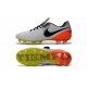 Nike 2016 Scarpette Calcetto Tiempo Legend 6 FG Pelle di Canguro ACC Bianco Nero Arancio