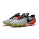 Nike 2016 Scarpette Calcetto Tiempo Legend 6 FG Pelle di Canguro ACC Bianco Nero Arancio