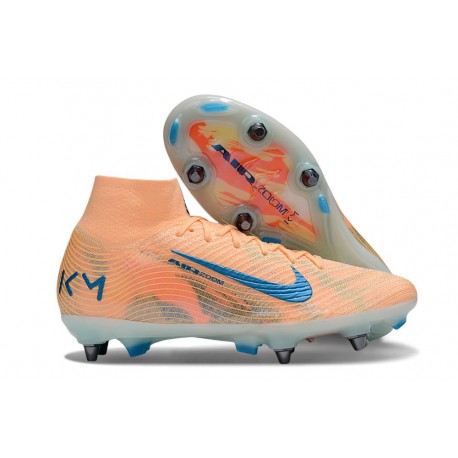 Nike Air Zoom Mercurial Superfly X Elite SG KM Arancio Blu