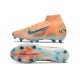 Nike Air Zoom Mercurial Superfly X Elite SG KM Arancio Blu