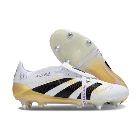 Adidas Predator Elite Foldover Tongue SG-Pro Ftwr Bianco Nero Oro Met