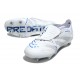 Adidas Predator Elite Foldover Tongue SG-Pro Bianco Argento Blu