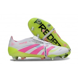 Adidas Predator Elite Foldover Tongue SG-Pro Bianco Rosa Giallo
