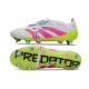 Adidas Predator Elite Foldover Tongue SG-Pro Bianco Rosa Giallo