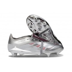 Adidas Predator Elite Foldover Tongue SG-Pro Argento Rosso