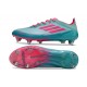 Scarpe da Calcio adidas F50 Elite SG X Messi Flash Acqua Rosa Lucido Ciano Lucido