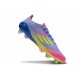 Scarpe Calcio adidas F50 Elite SG Blu Fusion Limone Lucido Rosa Lucido
