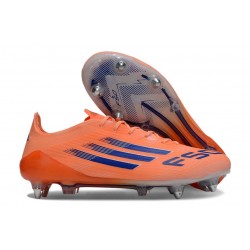 Scarpe da Calcio adidas F50 Elite SG Arancio Blu