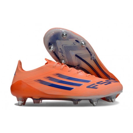 Scarpe da Calcio adidas F50 Elite SG Arancio Blu
