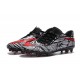 Neymar Nuovo 2016 Calcio Scarpe Nike Hypervenom Phinish FG Nero Rosso