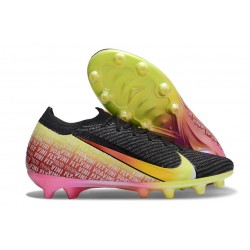 Nike Air Zoom Mercurial Vapor 16 Elite AG Noir Jaune Rouge Vert