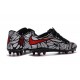 Neymar Nuovo 2016 Calcio Scarpe Nike Hypervenom Phinish FG Nero Rosso