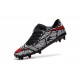 Neymar Nuovo 2016 Calcio Scarpe Nike Hypervenom Phinish FG Nero Rosso