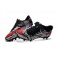 Neymar Nuovo 2016 Calcio Scarpe Nike Hypervenom Phinish FG Nero Rosso