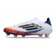 adidas F50 Elite Laceless SG Blanco Negro Rojo Azul
