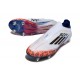 adidas F50 Elite Laceless SG Blanco Negro Rojo Azul