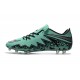 Neymar Nuovo 2016 Calcio Scarpe Nike Hypervenom Phinish FG Verde Nero Metallico