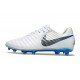 Nike Tiempo Legend X Elite FG Bianco Blu 