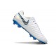 Nike Tiempo Legend X Elite FG Bianco Blu 