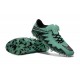 Neymar Nuovo 2016 Calcio Scarpe Nike Hypervenom Phinish FG Verde Nero Metallico