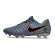 Nike Tiempo Legend X Elite FG Blu Eclissi Arancione 