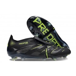 adidas Predator Elite Tongue FG Nero Core Carbon Limone Lucido
