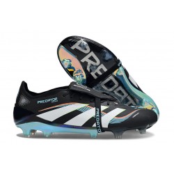 adidas Predator Elite Tongue FG Noir Blanc Bleu