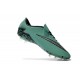 Neymar Nuovo 2016 Calcio Scarpe Nike Hypervenom Phinish FG Verde Nero Metallico